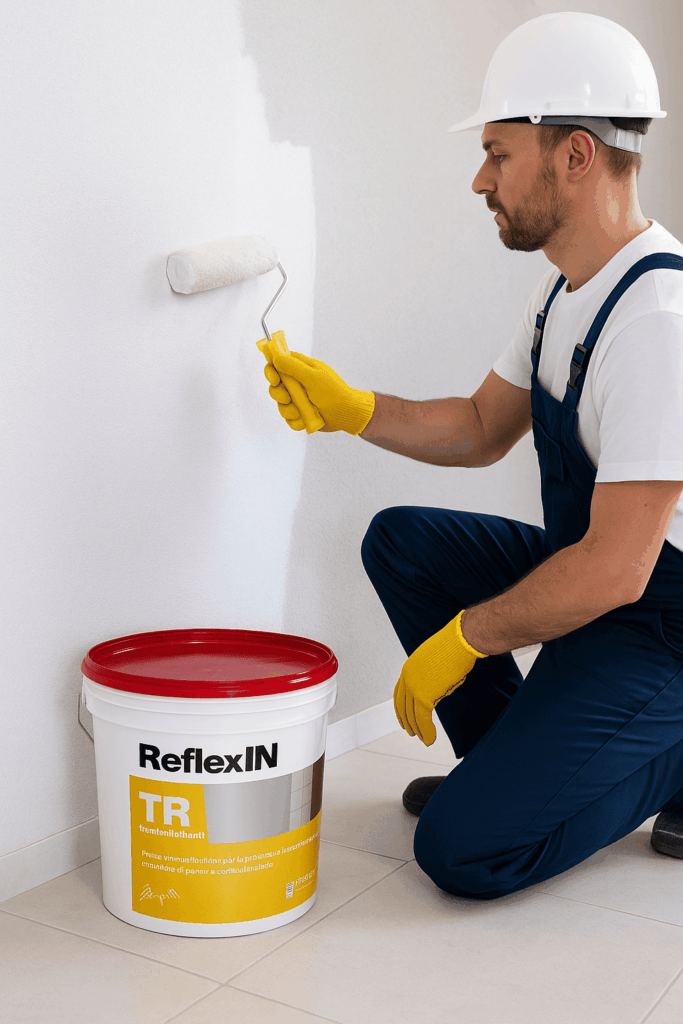 Pittura termica termoriflettente per interni: parete anticondensa e antimuffa